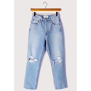 AGOLDE Riley High Rise Straight Crop